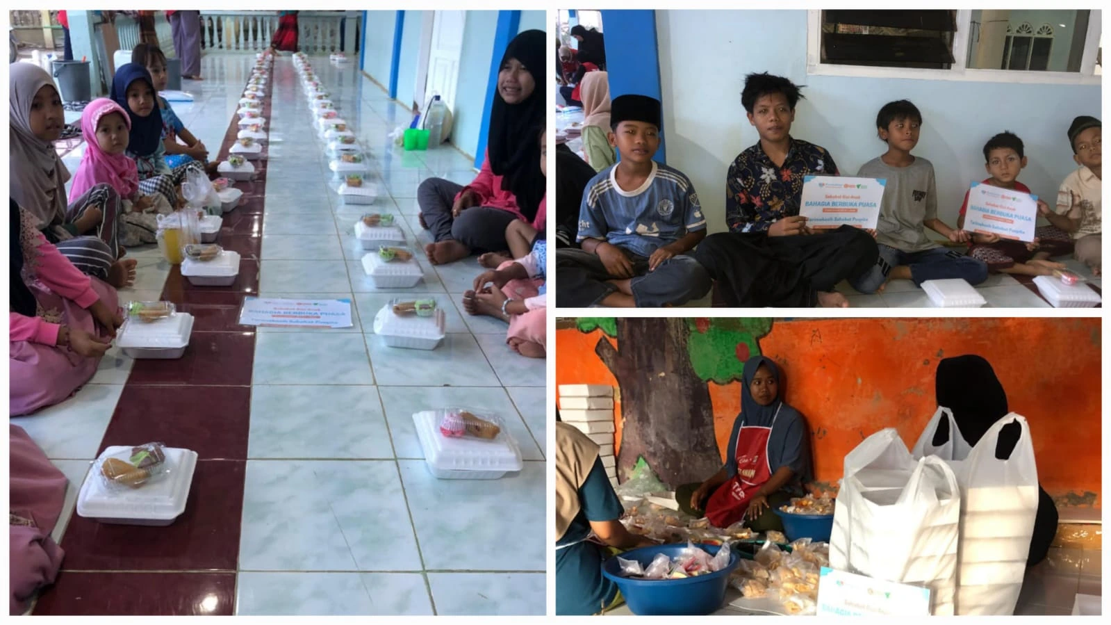 penyaluran Bahagia Buka Bersama Aceh (15/3/2026) di Kampung Serba, Kecamatan Bandar Pusaka, Aceh Tamiang