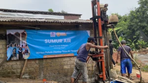 Proses Pembangunan Sumur Air Bersih PAUD Nurussibyan Bogor