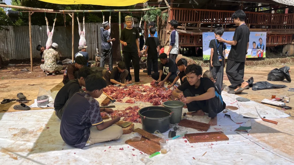Penyaluran Qurban untuk Ratusan Santri Pelosok di Bogor